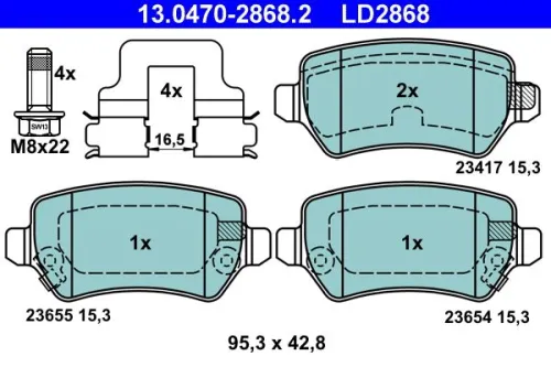 Brake Pad Set, disc brake