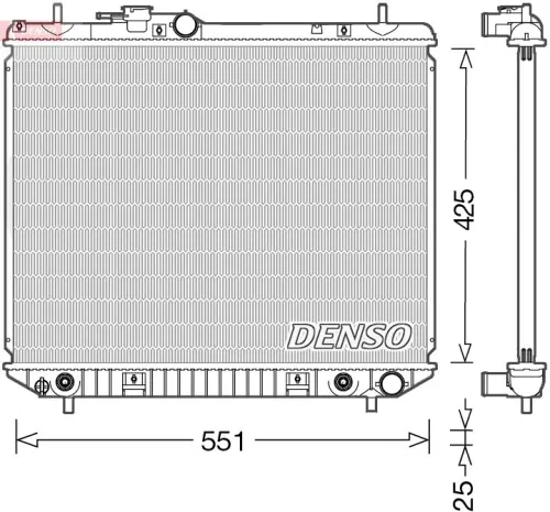 Radiator, engine cooling