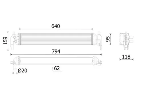 Radiator, engine cooling