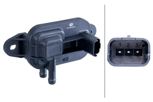 Sensor, exhaust pressure