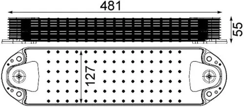 Oil Cooler, engine oil