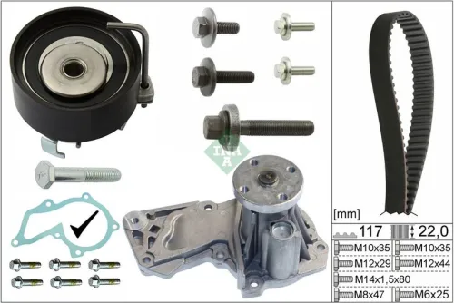 Water Pump & Timing Belt Kit