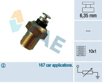 Sensor, coolant temperature