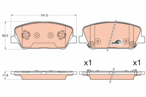 Brake Pad Set, disc brake