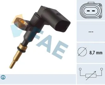 Sensor, coolant temperature