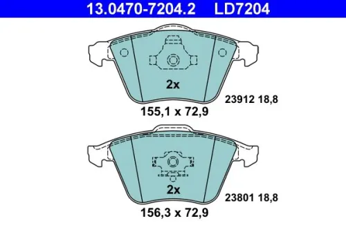 Brake Pad Set, disc brake