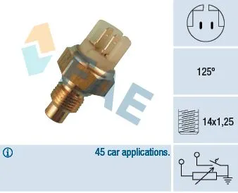 Sensor, coolant temperature