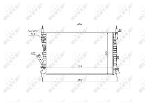 Radiator, engine cooling