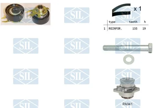 Water Pump & Timing Belt Kit