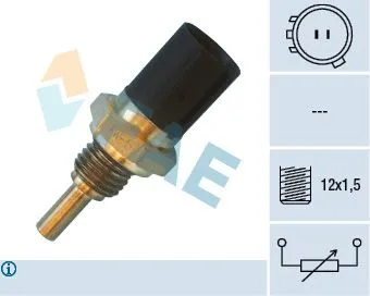 Sensor, coolant temperature