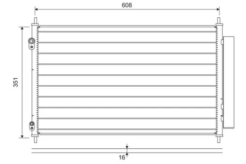 Condenser, air conditioning