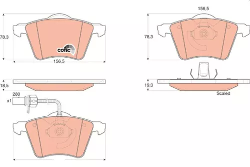 Brake Pad Set, disc brake