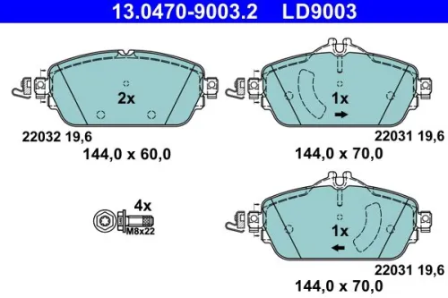 Brake Pad Set, disc brake