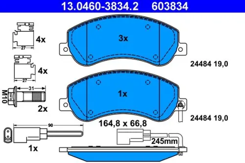 Brake Pad Set, disc brake