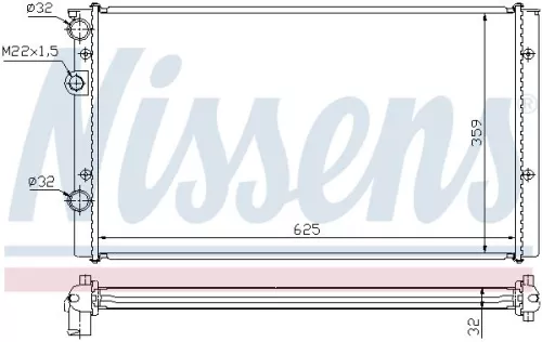 Radiator, engine cooling