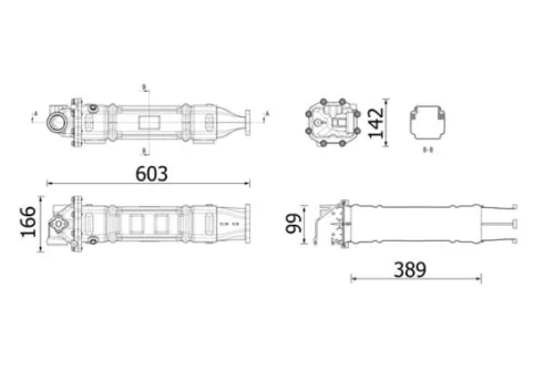 Cooler, exhaust gas recirculation