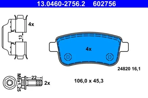 Brake Pad Set, disc brake