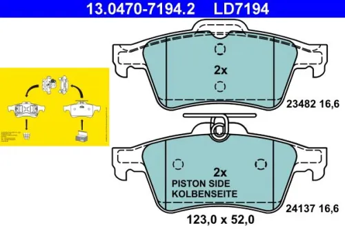 Brake Pad Set, disc brake
