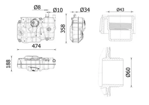 Expansion Tank, coolant