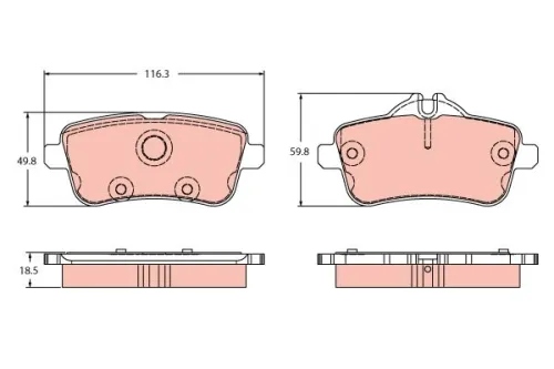 Brake Pad Set, disc brake