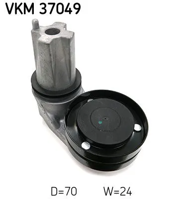 Deflection/Guide Pulley, V-ribbed belt