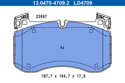 Brake Pad Set, disc brake
