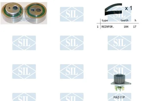 Water Pump & Timing Belt Kit