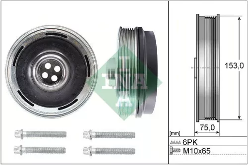 Belt Pulley Set, crankshaft