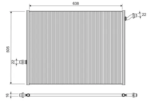 Radiator, engine cooling