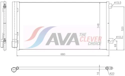 Condenser, air conditioning