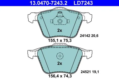 Brake Pad Set, disc brake