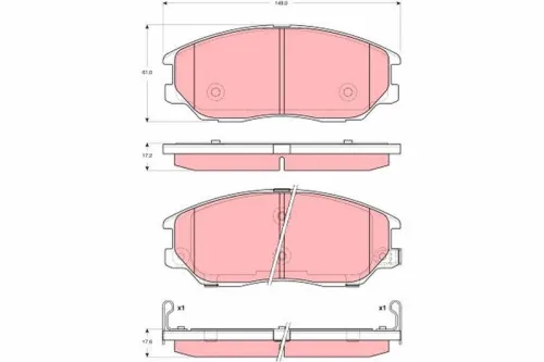 Brake Pad Set, disc brake