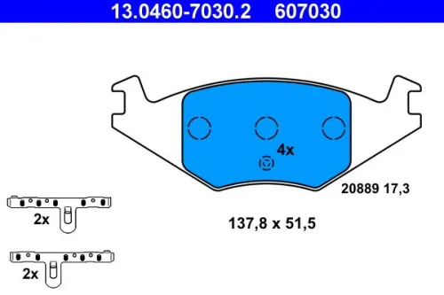 Brake Pad Set, disc brake