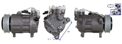 Compressor, air conditioning