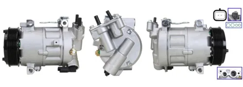 Compressor, air conditioning