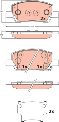 Brake Pad Set, disc brake