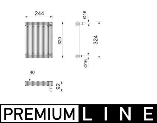 Oil Cooler, engine oil