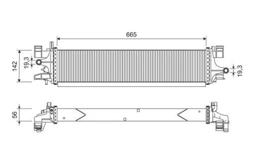 Radiator, engine cooling
