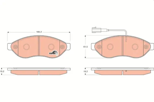 Brake Pad Set, disc brake
