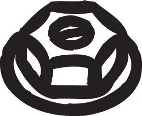 Nut, exhaust manifold