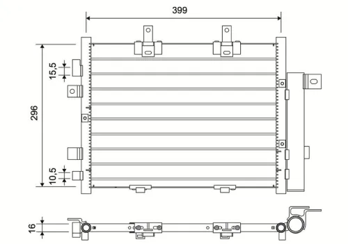 Condenser, air conditioning