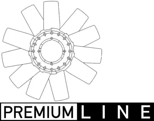 Fan Wheel, engine cooling