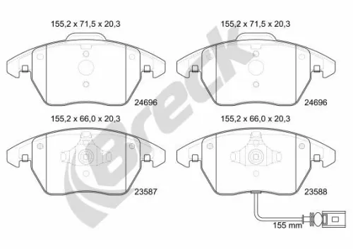 Brake Pad Set, disc brake