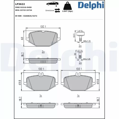Brake Pad Set, disc brake