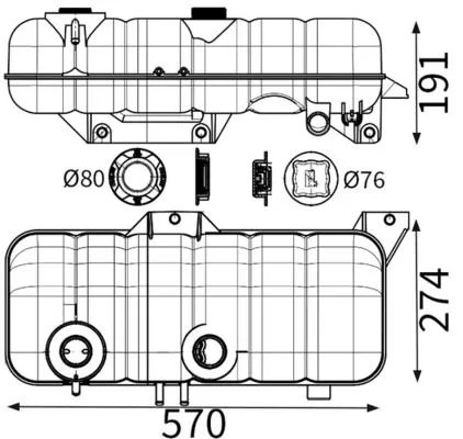 Expansion Tank, coolant