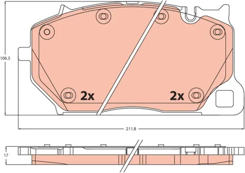Brake Pad Set, disc brake