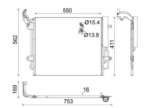 Condenser, air conditioning