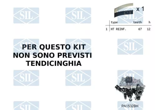 Water Pump & Timing Belt Kit