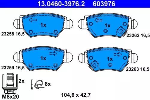 Brake Pad Set, disc brake