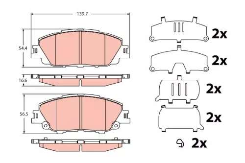 Brake Pad Set, disc brake